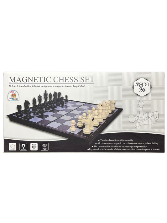 Magnetic Chess Board Game – Portable Travel Chess Set with Pieces
