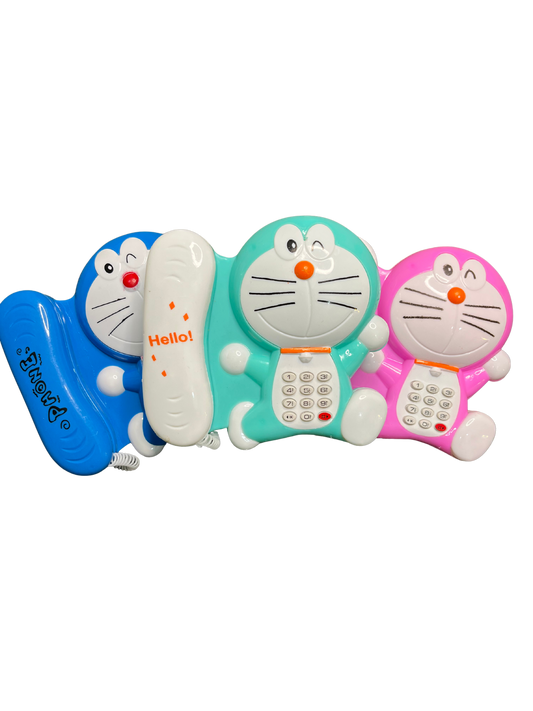 Doraemon Learning Telephone Toy for Kids – Musical Talking Phone Set