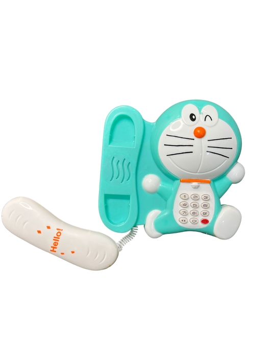 Doraemon Learning Telephone Toy for Kids – Musical Talking Phone Set