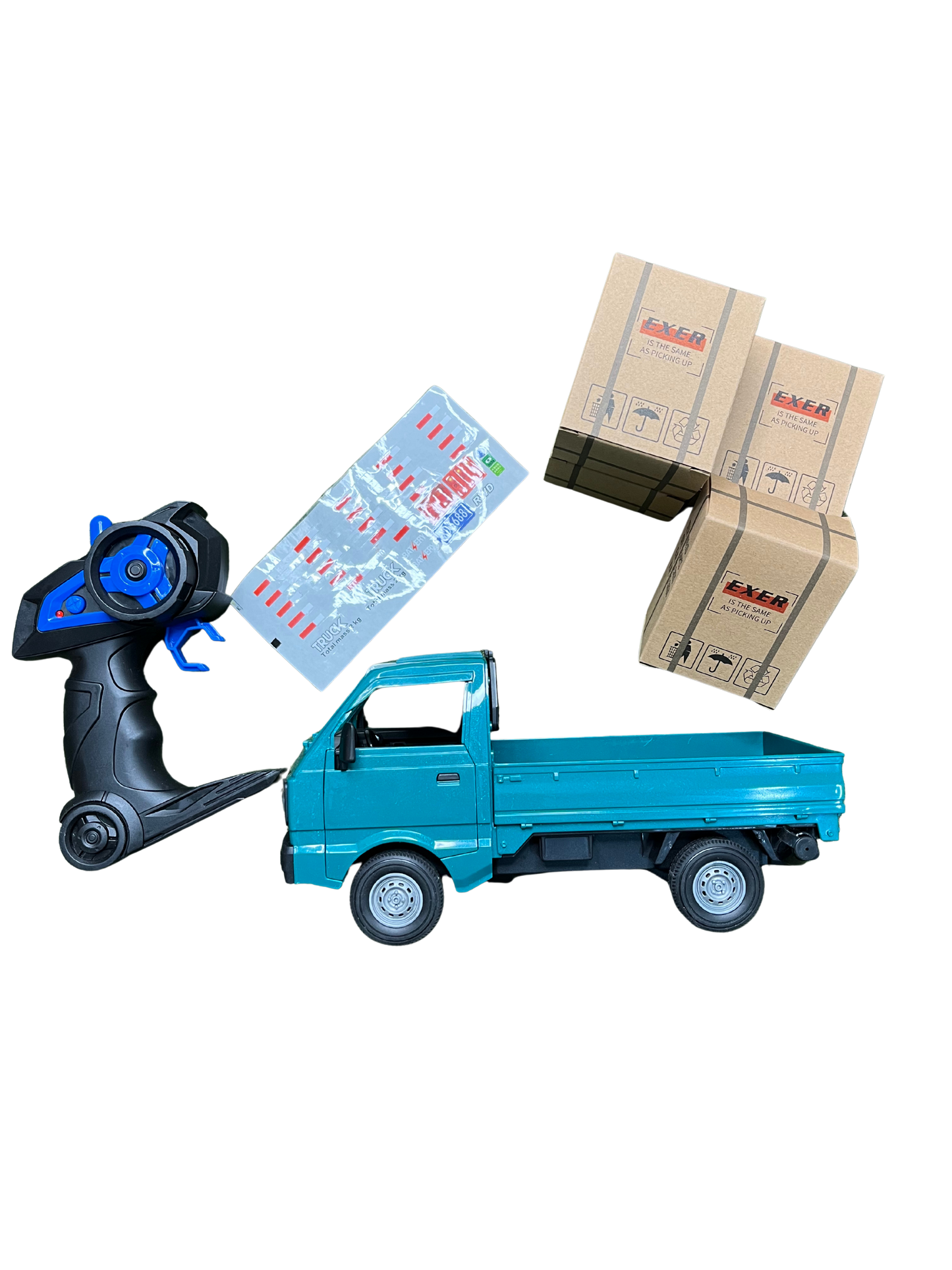 RC Suzuki Pickup Truck – Rechargeable 1:16 Scale with Smoke, Lights & Sound