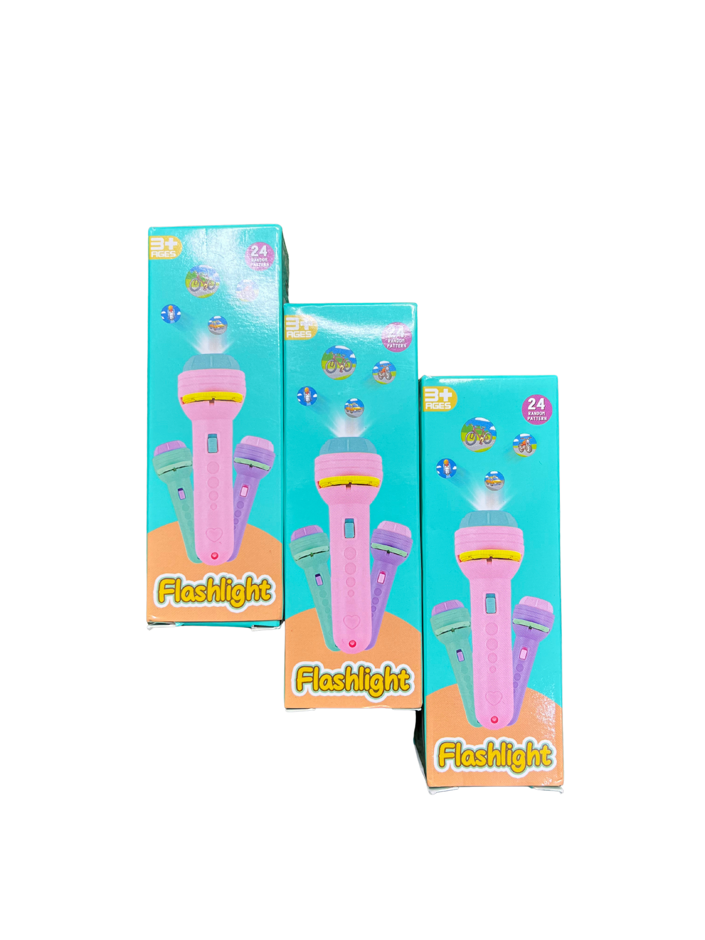 Kids Projector Flashlight Torch with 24 Patterns & 3 Slides