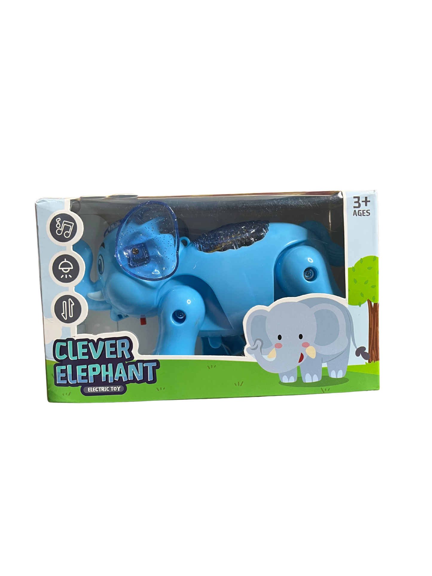 Clever Elephant Electric Toy for Kids – Walking, Music & Light-Up Fun