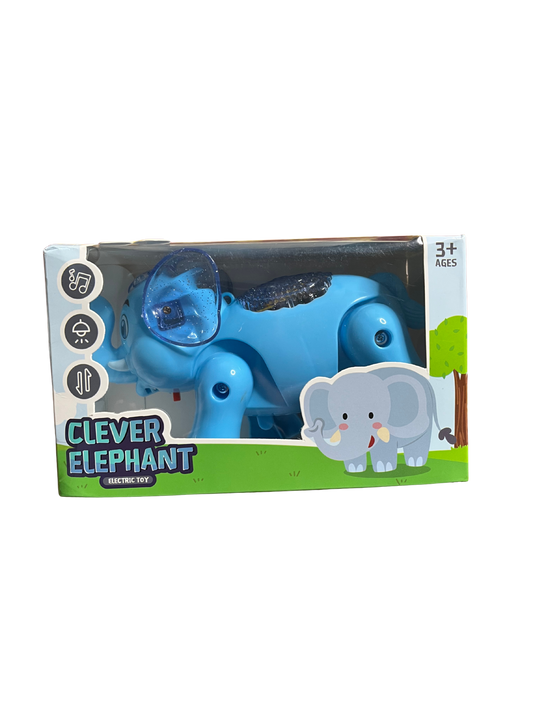 Clever Elephant Electric Toy for Kids – Walking, Music & Light-Up Fun