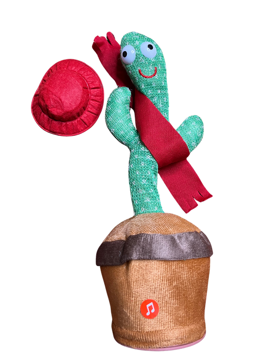 Talking Cactus Toy – Dancing and Singing Plush Cactus with Music & Voice Recording