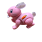 Cute Walking Rabbit Toy with Lights and Sound – Battery Operated
