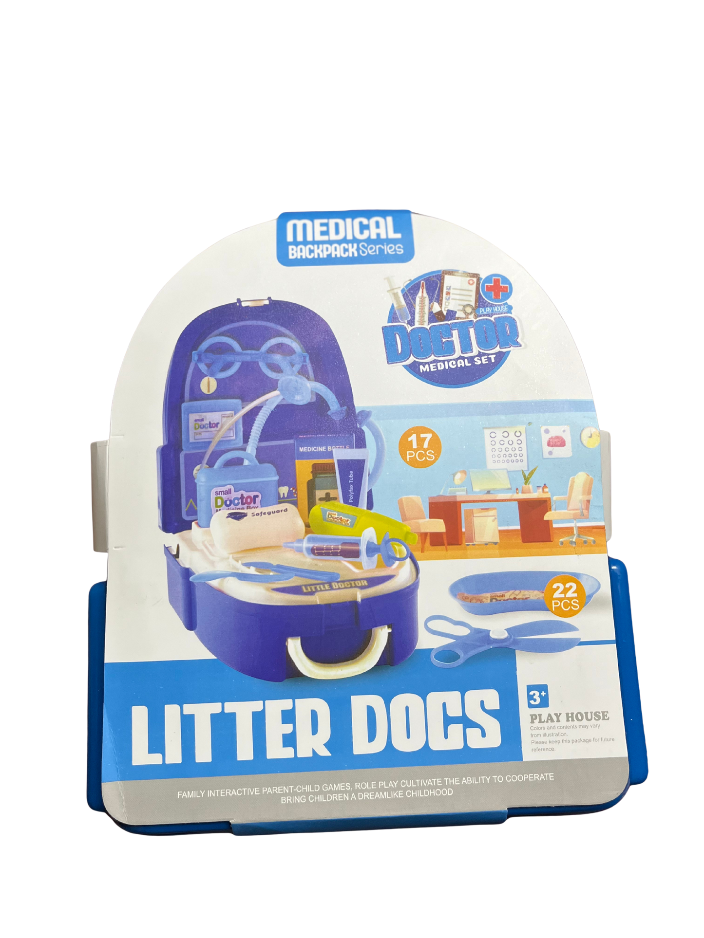 Doctor Pretend Play Backpack Set for Kids