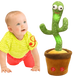 Talking Cactus Toy – Dancing and Singing Plush Cactus with Music & Voice Recording