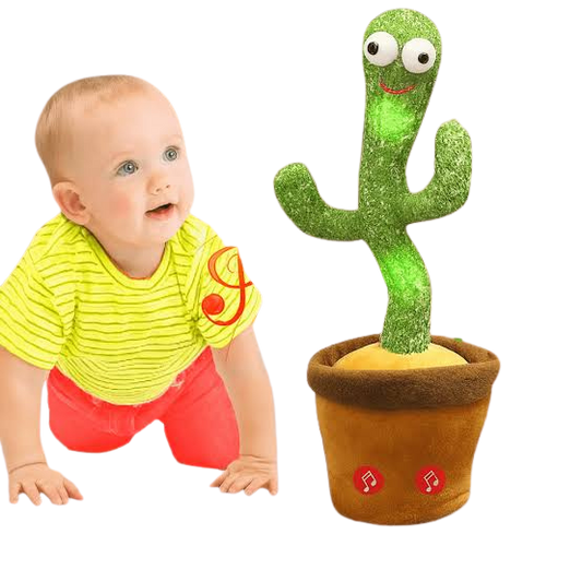 Talking Cactus Toy – Dancing and Singing Plush Cactus with Music & Voice Recording