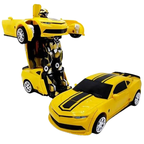 Transformer Robot Car Toy – 2 in 1 Transforming RC Car with Lights and Sound