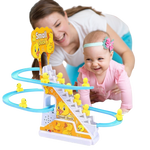 Electric Duck Climbing Stairs Toy with Lights & Music