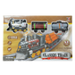 Battery Operated Black Classic Train Track Set