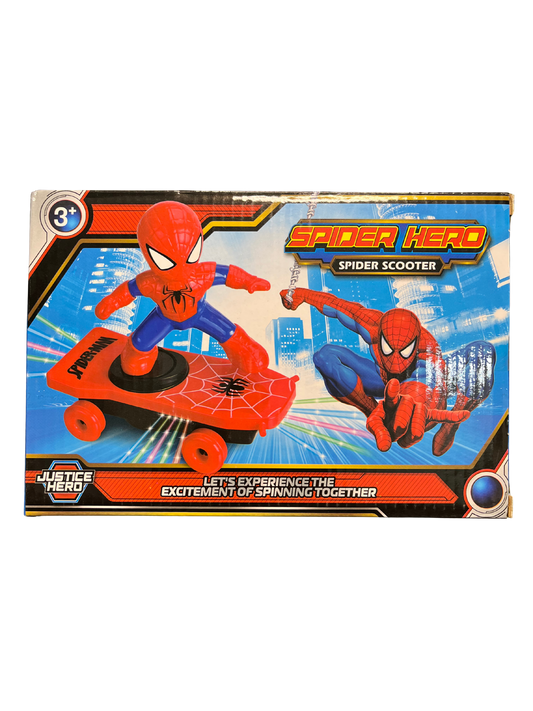 Cool Scooter Spider Robot Toy with Lights for Kids