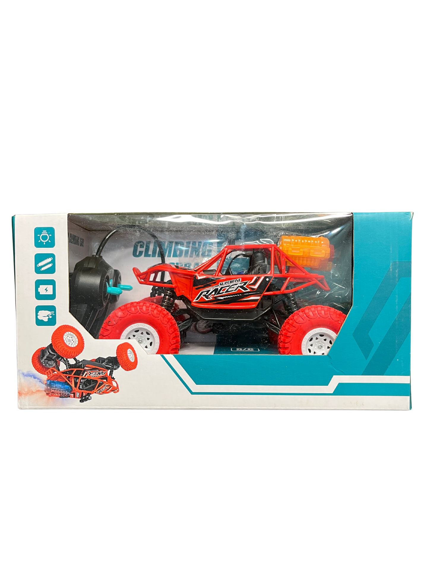 Smoke Rock Crawler RC Car – 4WD Alloy Off-Road Truck with Smoke & Lights