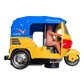 Bump & Go Auto Rickshaw Toy with Lights and Music for Kids