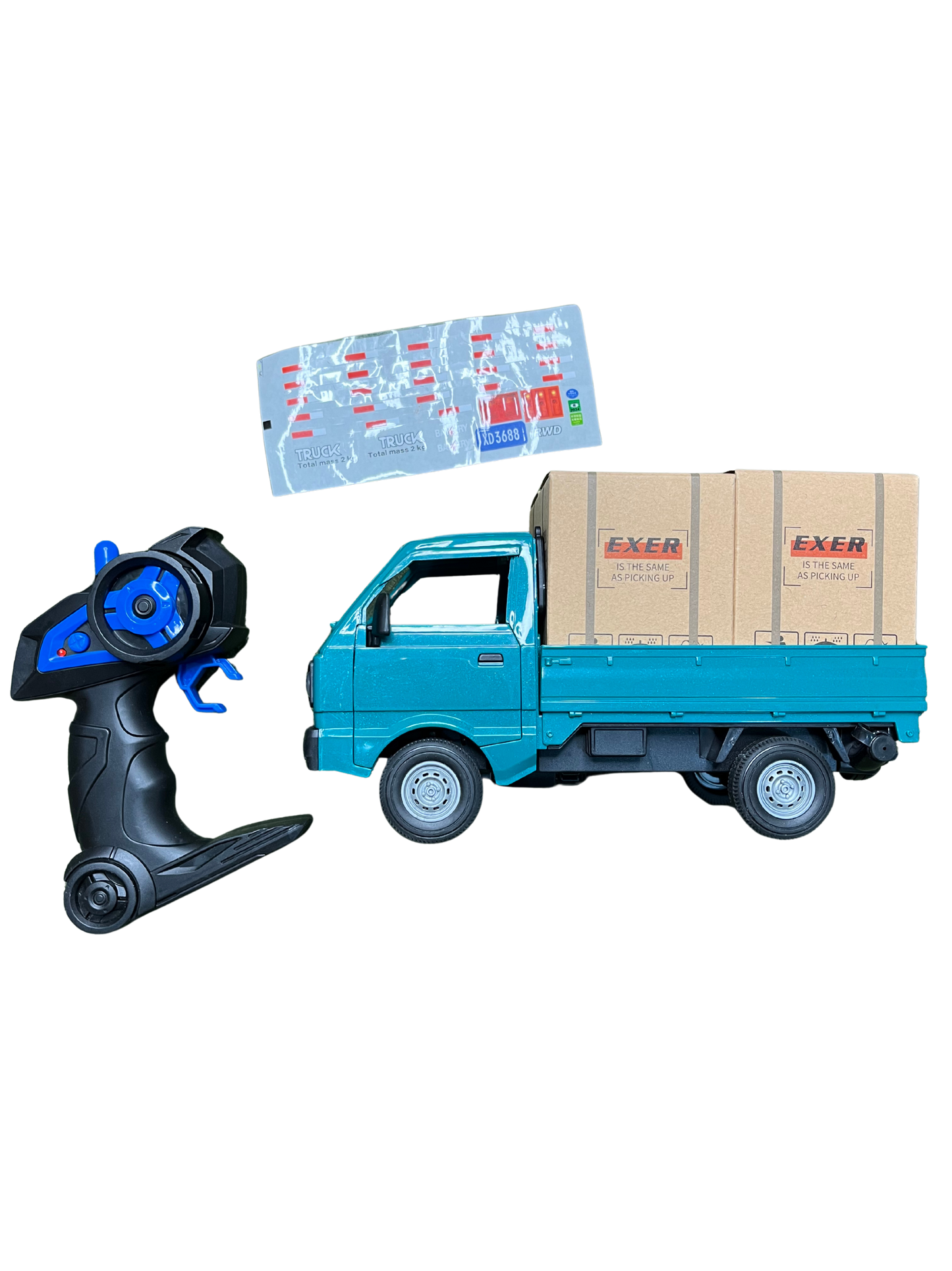 RC Suzuki Pickup Truck – Rechargeable 1:16 Scale with Smoke, Lights & Sound