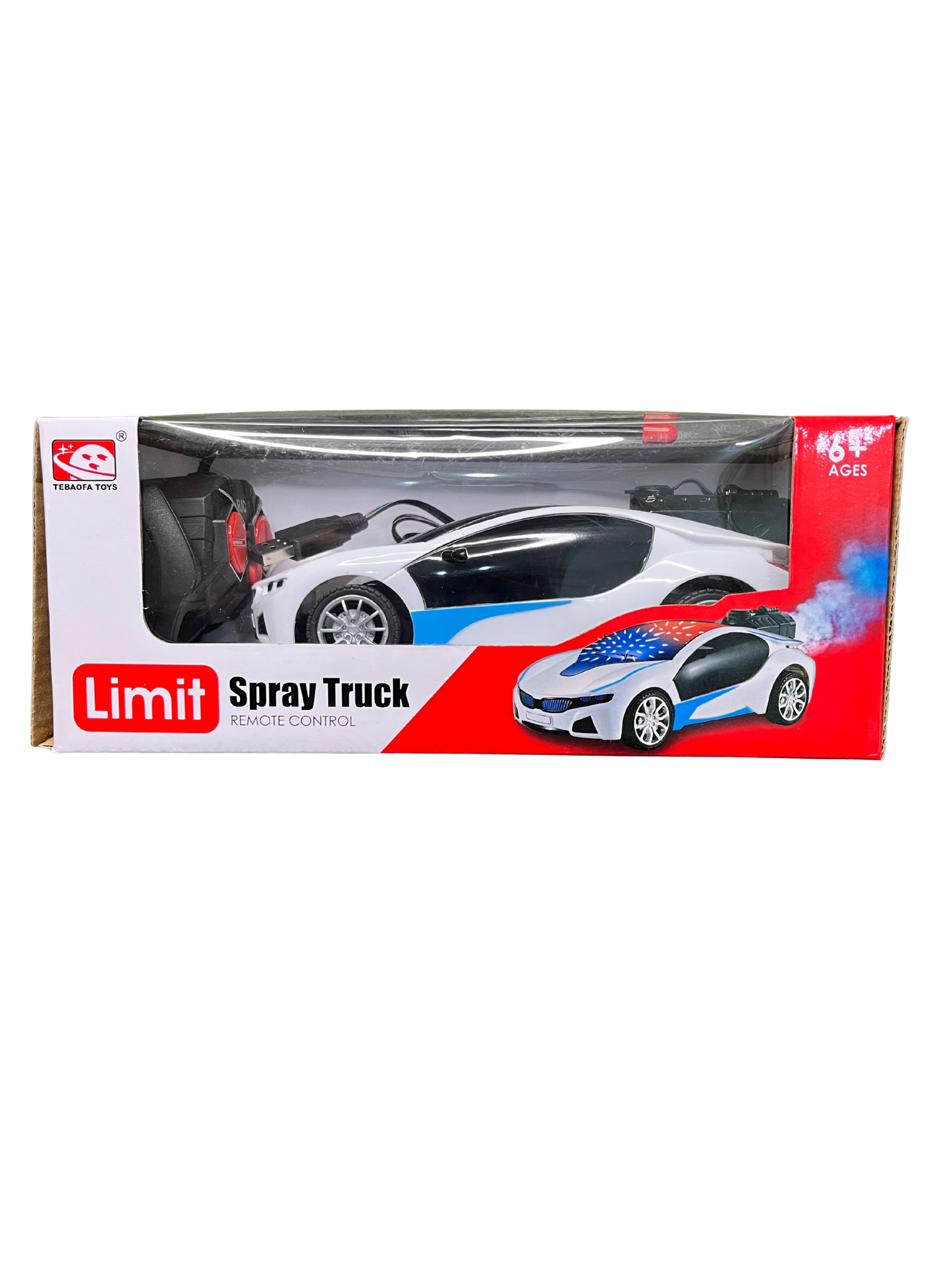 Rechargeable Spray RC Car – Water Spray Truck with Lights, Smoke & Remote Control