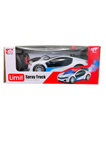 Rechargeable Spray RC Car – Water Spray Truck with Lights, Smoke & Remote Control