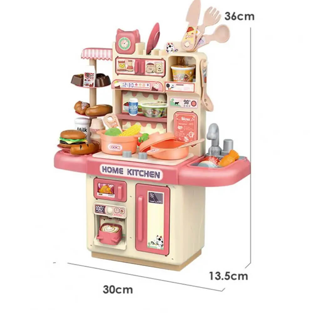 DIY Large Dream Kitchen Playset Toy – Pretend Cooking Set with Accessories for Kids