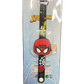 Spiderman kids cartoon digital watches with red and black superhero design in packaging