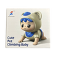 Cute pet climbing baby toy designed as a crawling baby in an animal costume from My Store