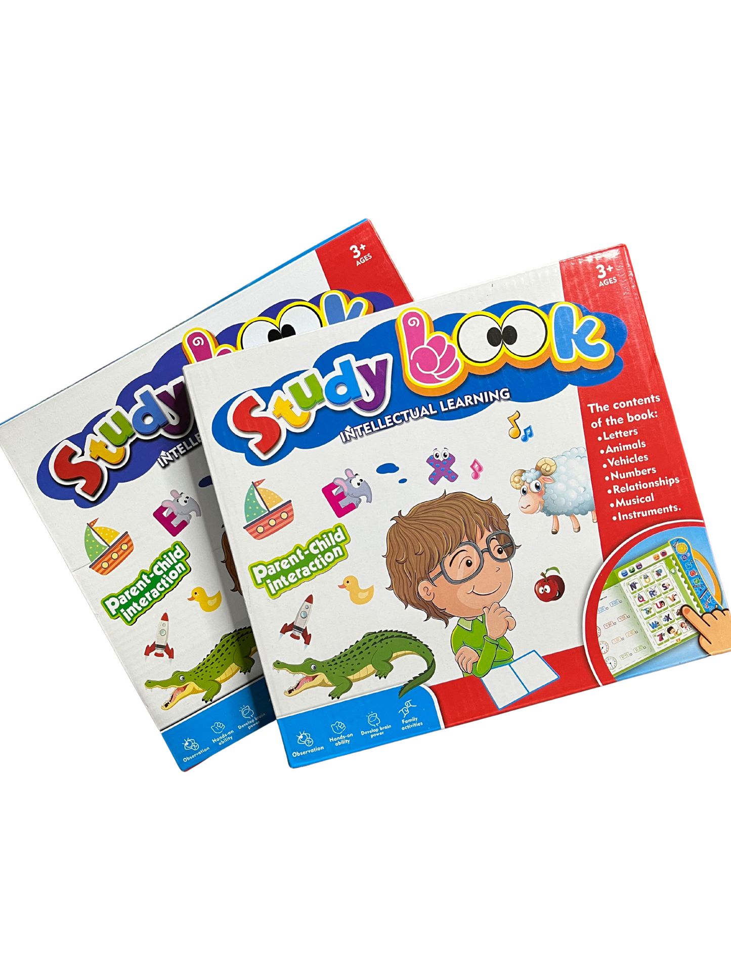 Interactive ABC learning book Study Look for kids with parent child interaction and colorful illustrations